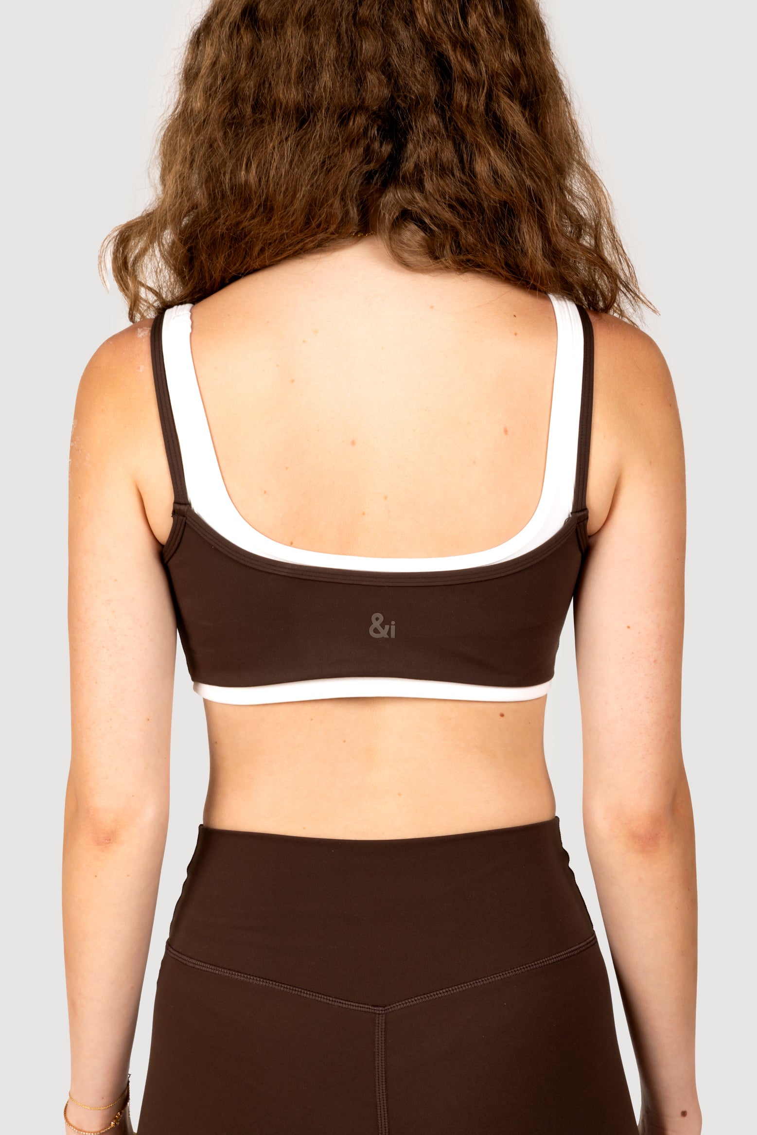 Brown Double Layered Bra