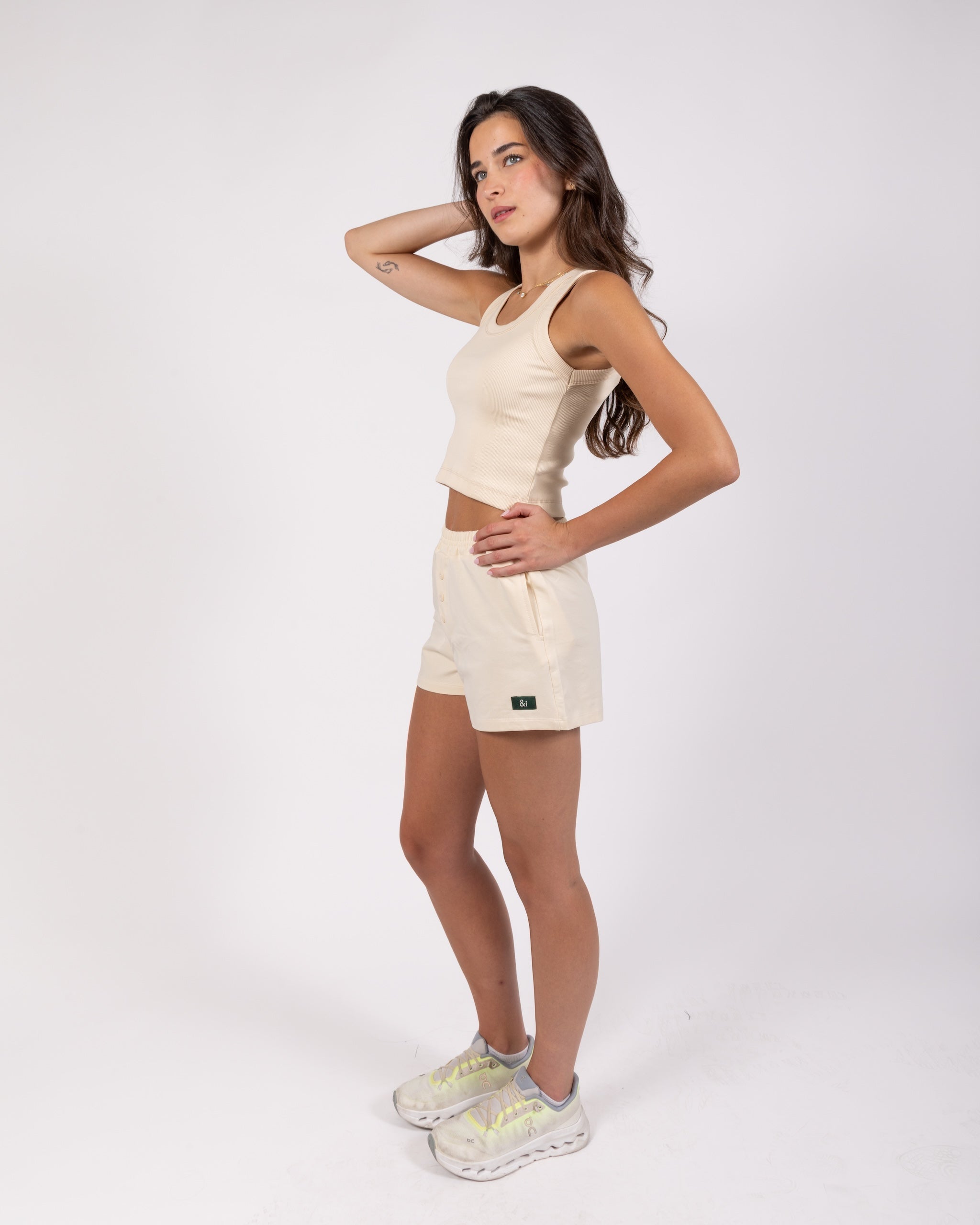 Beige Boxer Shorts