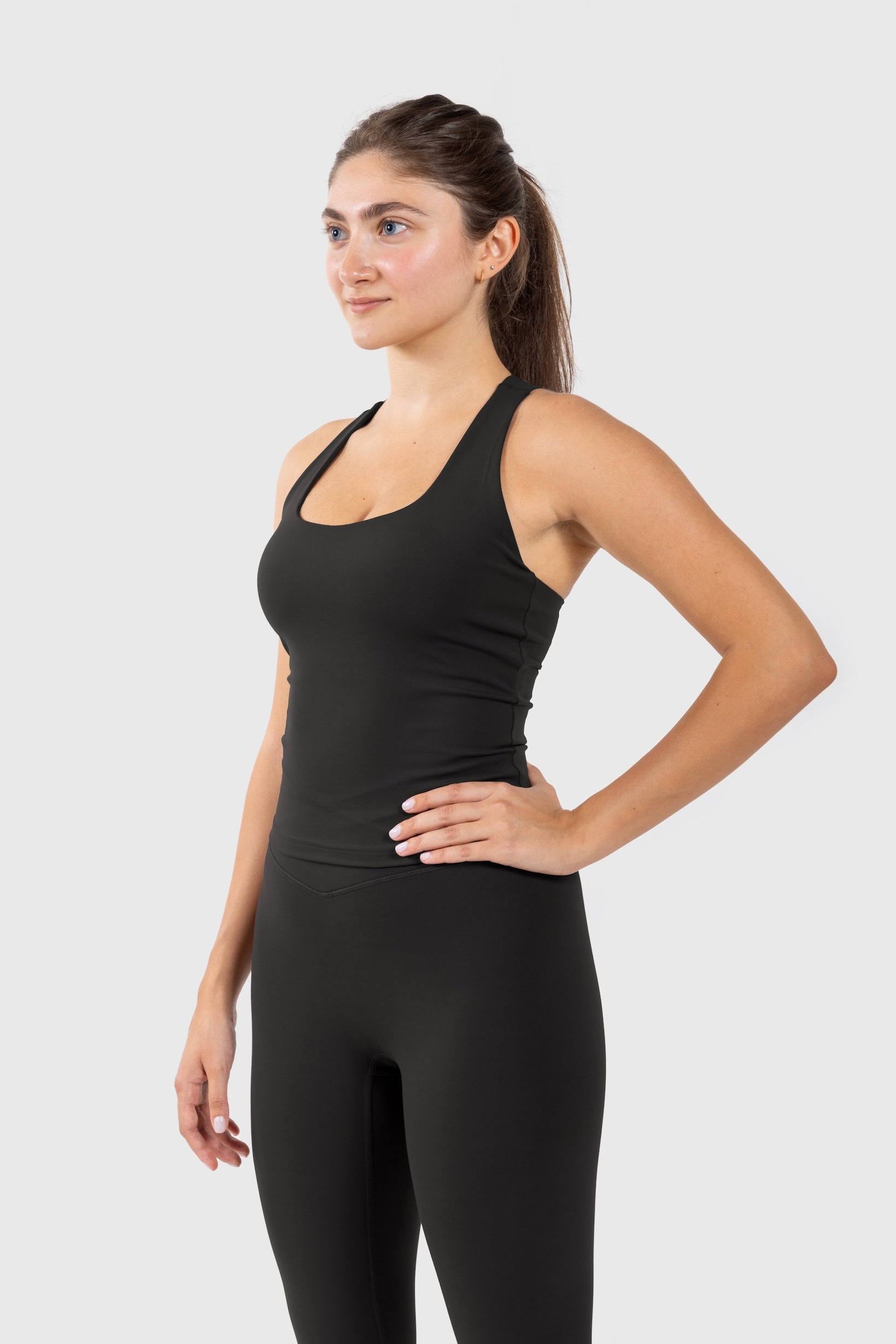 Black Racer Back Tank