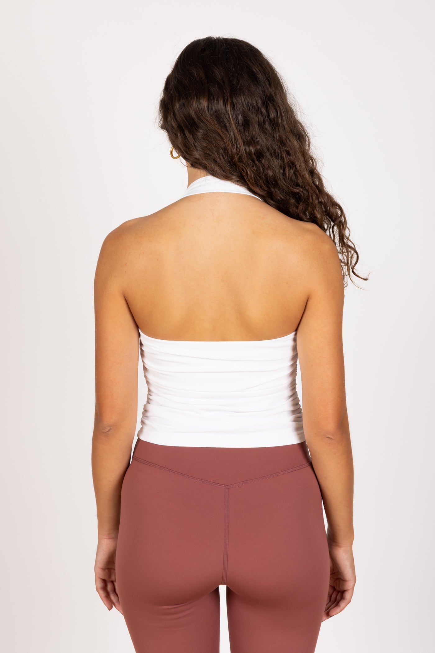 White Halter Tank