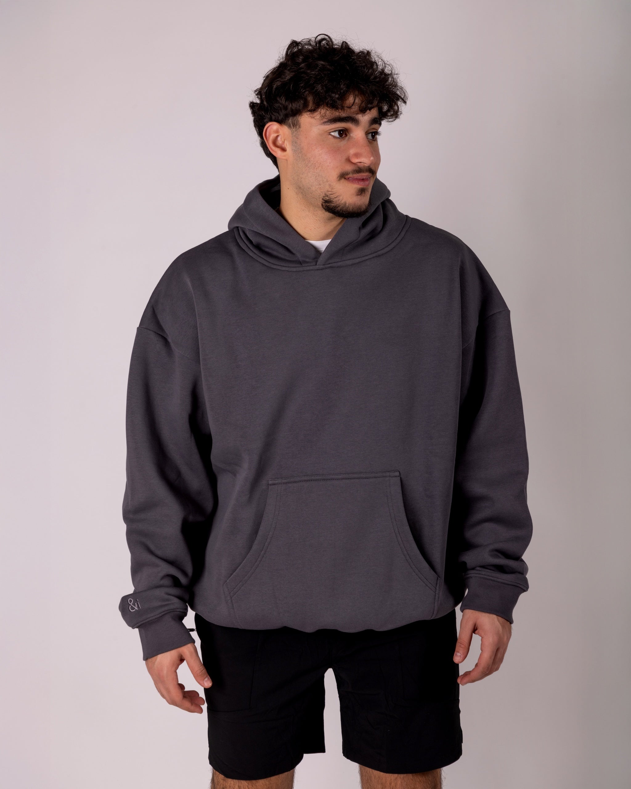 Midnight Grey Hoodie