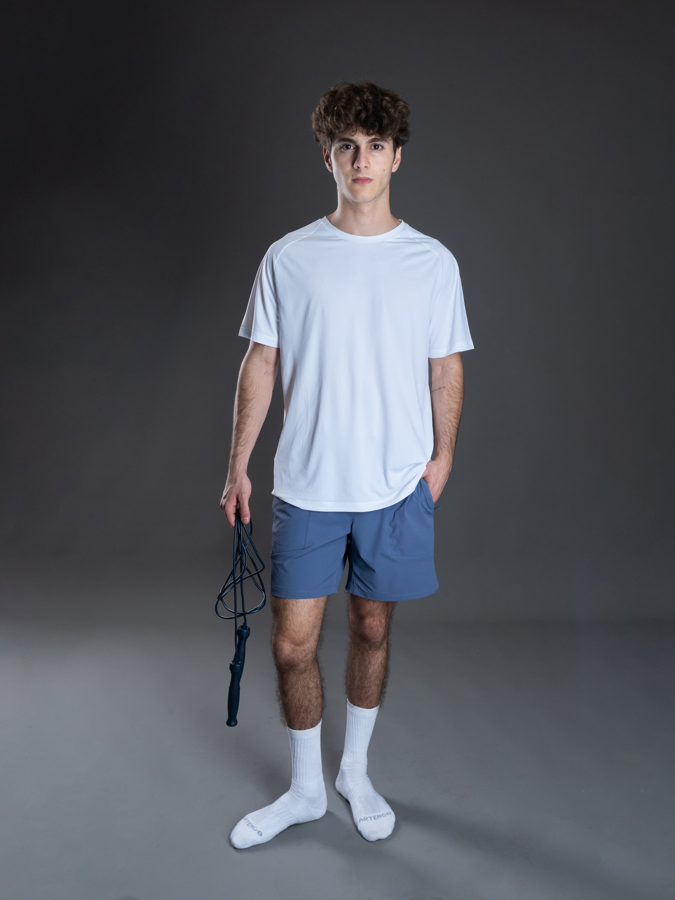 White Performance Tee