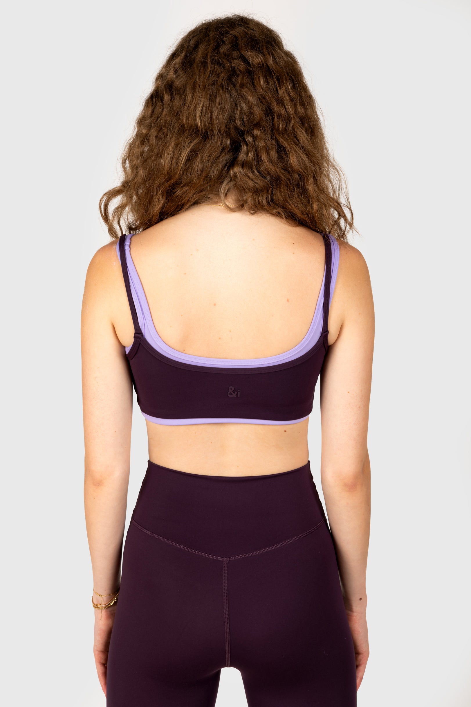 Dark Purple Double Layered Bra