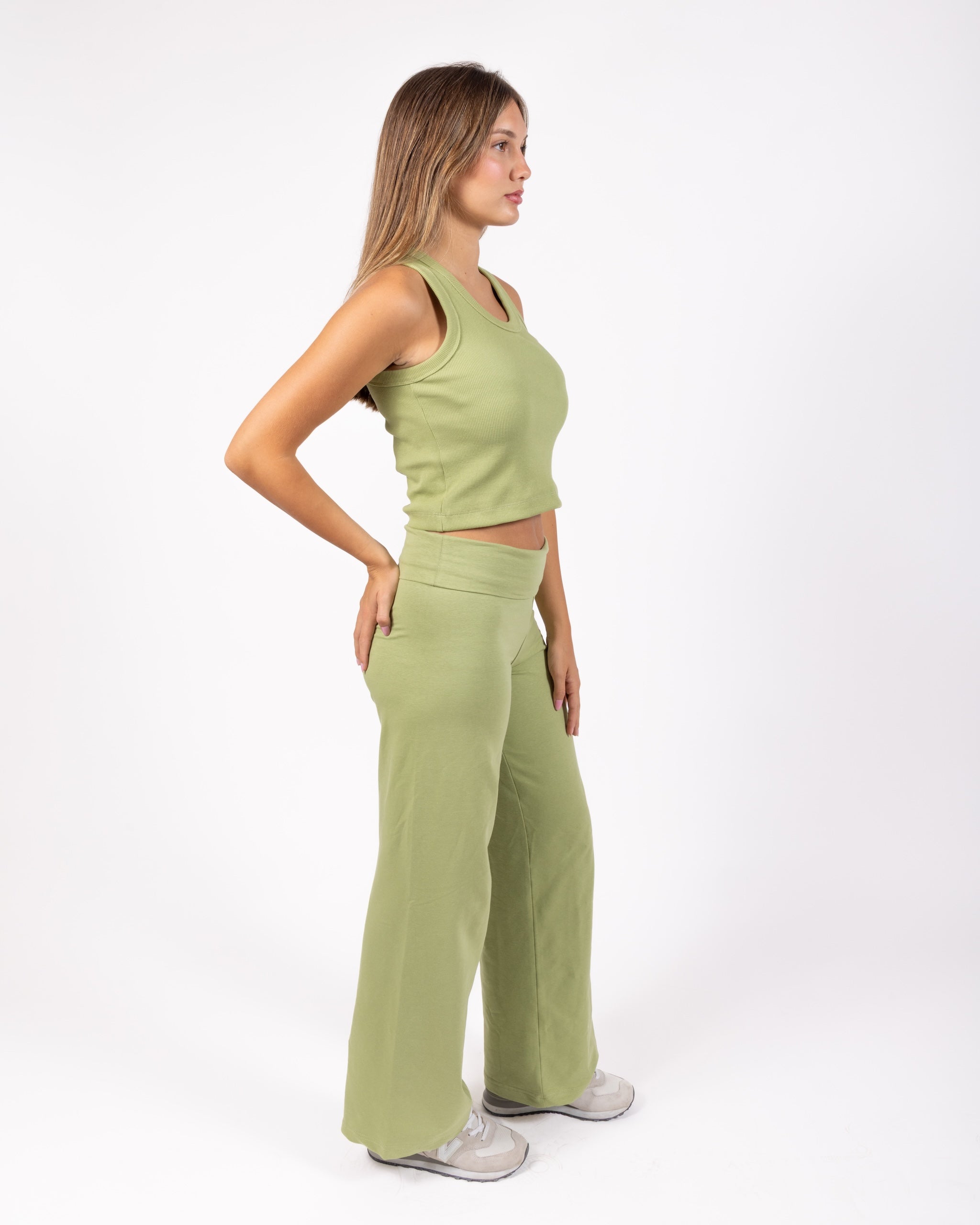 Matcha Folded Pants