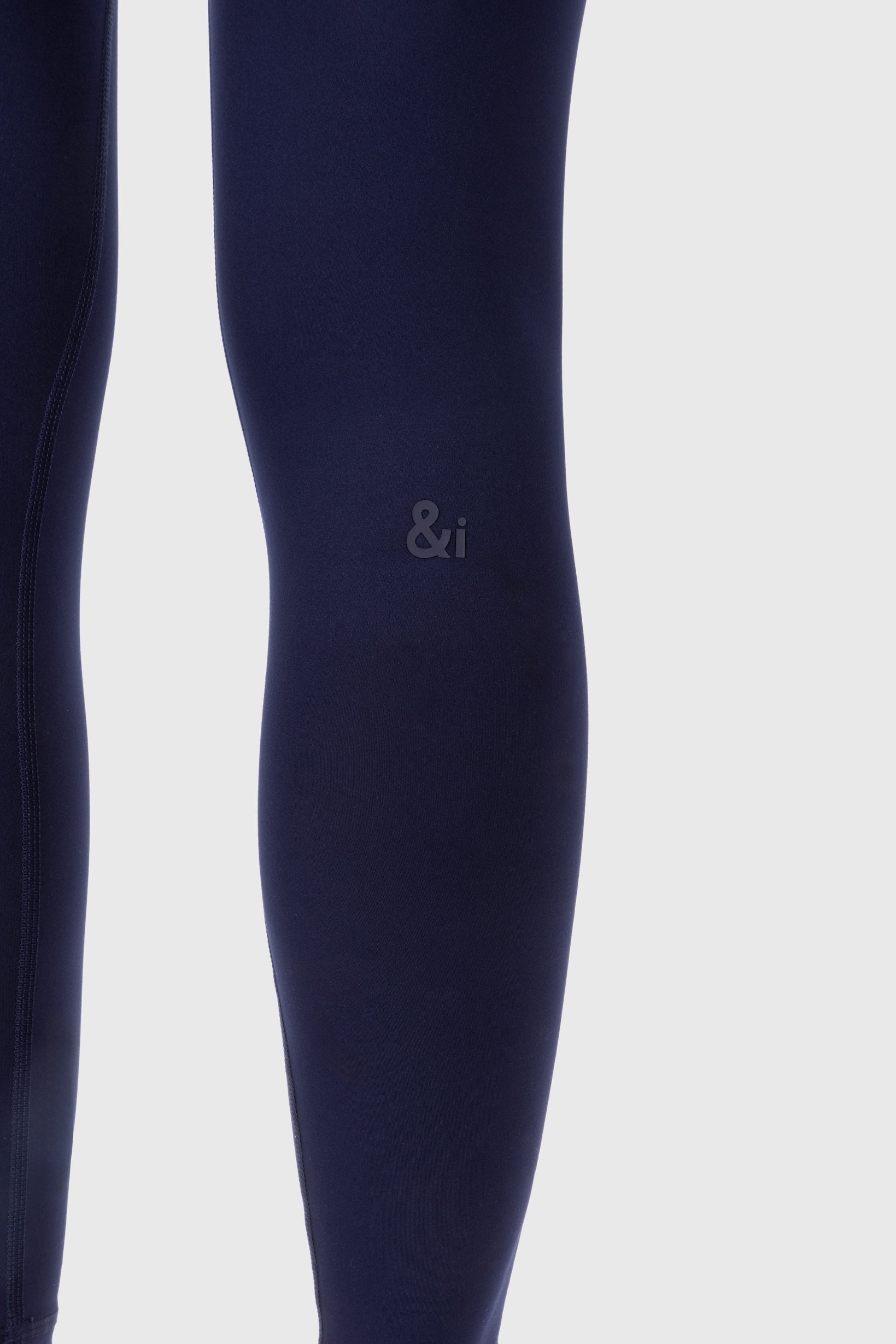 Navy Cross Waistband Leggings