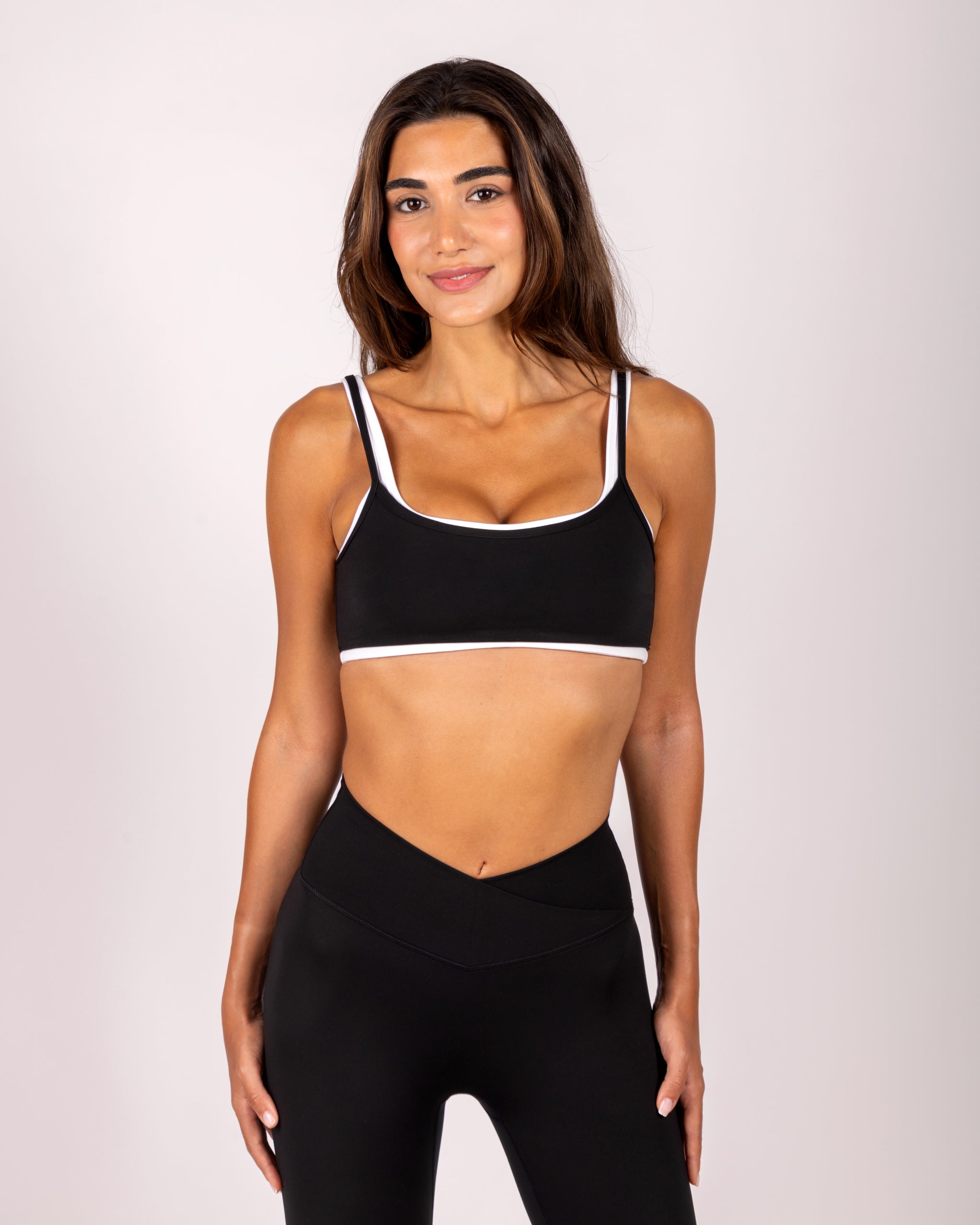 Black Double Layered Bra