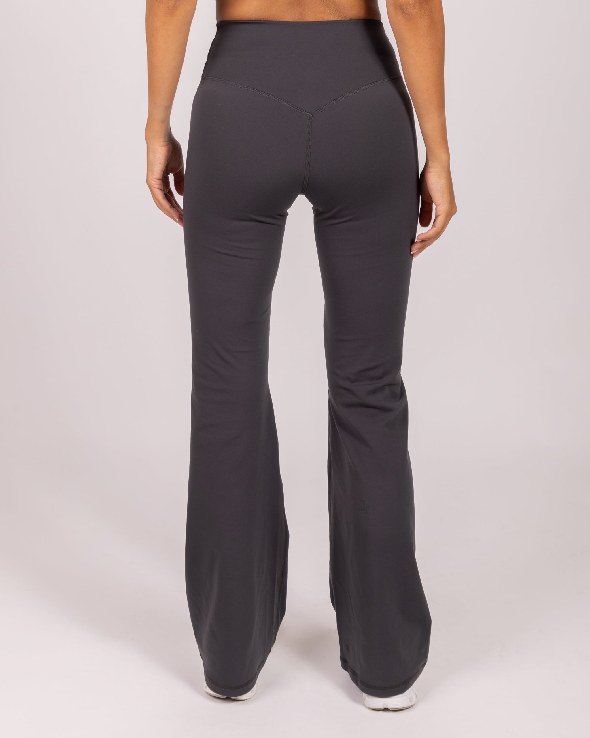 Grey Flared Leggings