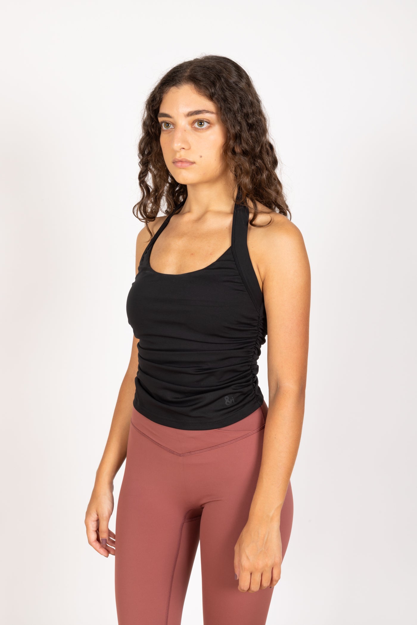 Black Halter Tank